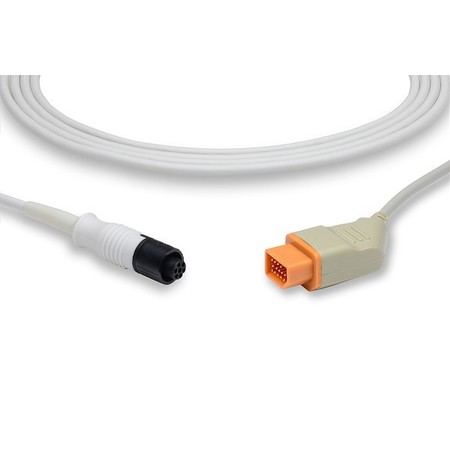 CABLES & SENSORS Nihon Kohden Compatible IBP Adapter Cable - Medex Logical Connector IC-NK2-MX10